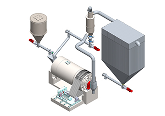 粉體連續(xù)球磨系統(tǒng)